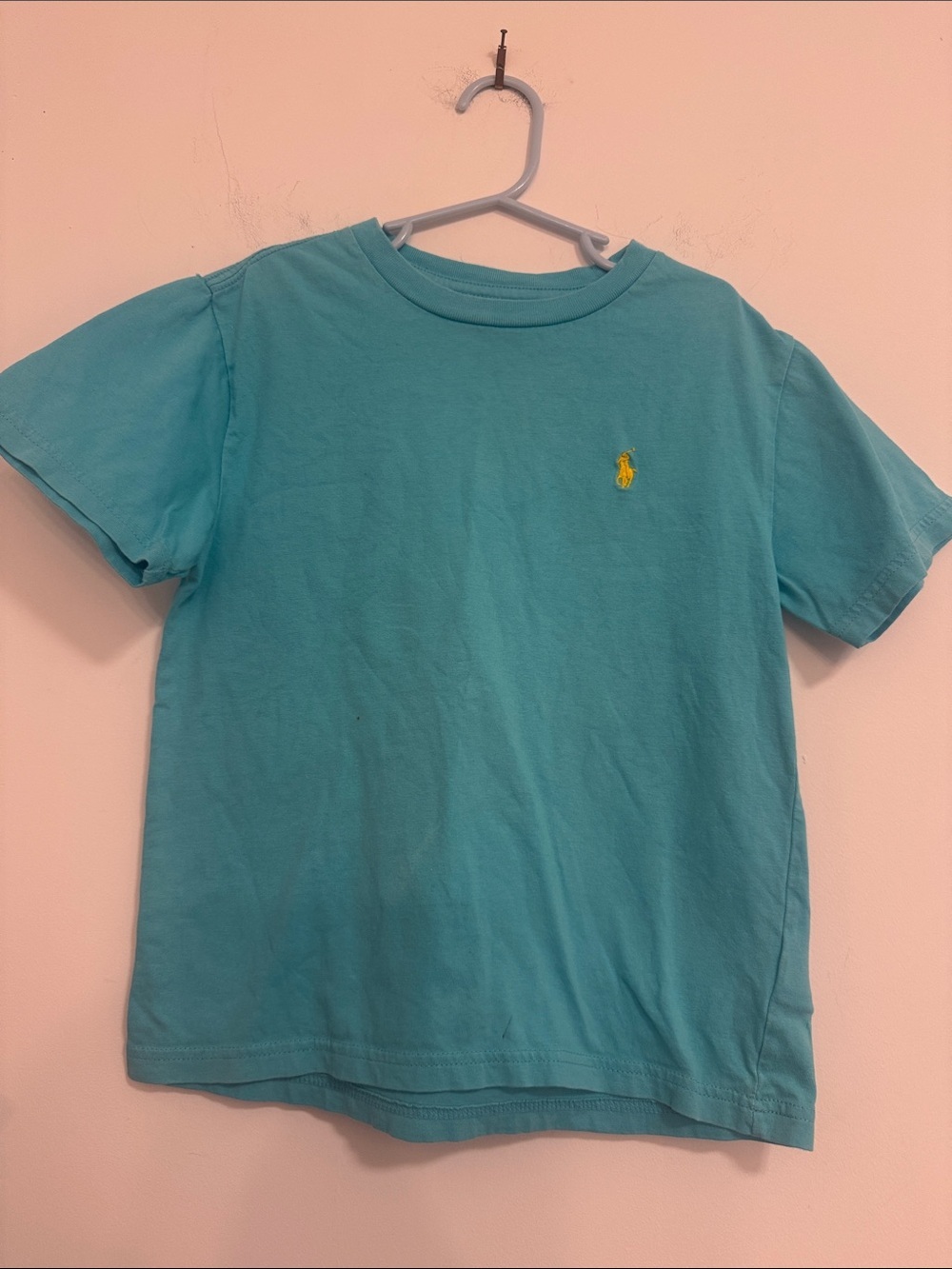 Ralph Lauren Turquoise Short Sleeve Polo Logo Tee